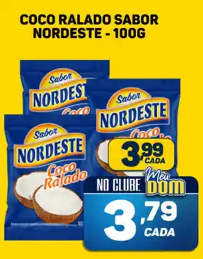Dom Atacadista COCO RALADO SABOR NORDESTE - 100G oferta