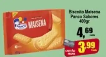 Higa's Supermercado Biscoito Maisena panco Sabores 400g oferta