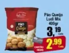 Higa's Supermercado Pao Queijo Ludi Mix 400g oferta