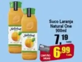 Higa's Supermercado Suco Laranja Natural One 900ml oferta