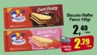 Higa's Supermercado Biscoito Waffer Panco 140g oferta