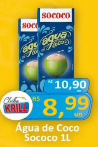 Rede Krill Água de Coco Sococo 1L oferta
