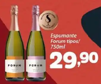 Confiança Supermercados Espumante Forum tipos/ 750ml oferta
