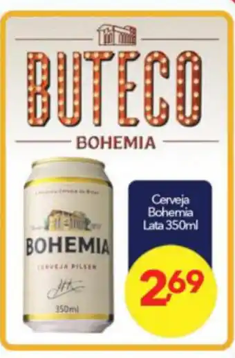 Lopes Supermercados Cerveja Bohemia 350ml oferta