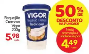 Lopes Supermercados Requeijao Cremoso Vigor 200g oferta