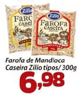 Confiança Supermercados Farofa de Mandioca Caseira Zilio tipos/ 300g oferta