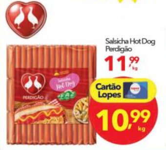 Lopes Supermercados Salsicha Hot Dog Perdigao 1kg oferta