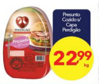 Lopes Supermercados Presunto Cozido s/ Capa Perdigao 1kg oferta