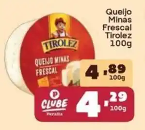Paulistão Supermercados Queijo Minas Frescal Tirolez 100g oferta