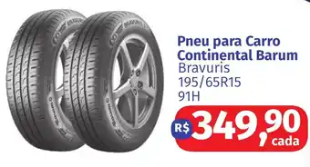 Supermercados Mateus Pneu para Carro Continental Barum Bravuris 195/65R15 91H oferta