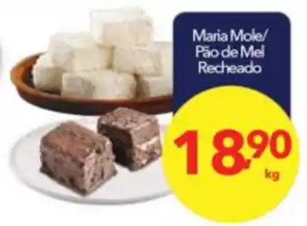 Lopes Supermercados Maria Mole/ Pao de Mel Recheado 1kg oferta