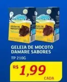 GELEIA DE MOCOTÓ DAMARE SABORES TP 210G