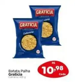 Novo Atacarejo Batata Palha Gratícia 400g oferta
