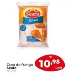 Novo Atacarejo Coxa de Frango Seara oferta