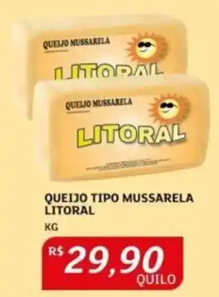 Assaí Atacadista QUEIJO TIPO MUSSARELA LITORAL KG oferta