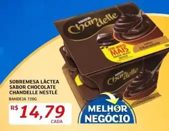 Assaí Atacadista SOBREMESA LÁCTEA SABOR CHOCOLATE CHANDELLE NESTLÉ BANDEJA 720G oferta