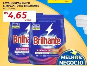 Assaí Atacadista LAVA-ROUPAS EM PÓ LIMPEZA TOTAL BRILHANTE PACOTE 400G oferta