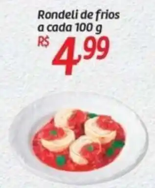 Comper Rondeli de frios a cada 100 g oferta
