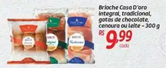 Comper Brioche Casa D'oro integral, tradicional, gotas de chocolate, cenoura ou leite-300 g oferta