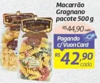 Comper Macarrão Gragnano pacote 500 g oferta