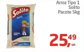 Tenda Atacado Arroz Tipo 1 Solito Pacote 5kg oferta