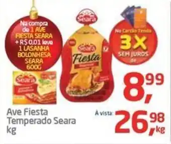 Tenda Atacado Ave Fiesta Temperado Seara kg oferta