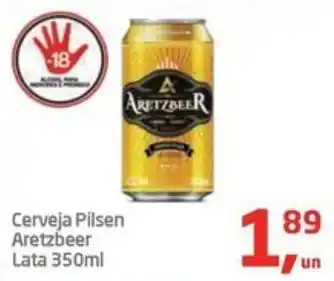 Tenda Atacado Cerveja Pilsen Aretzbeer Lata 350ml oferta