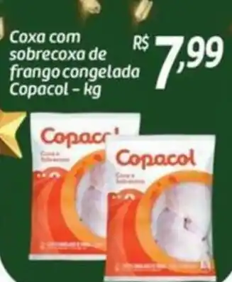 Comper Coxa com sobrecoxa de frango congelada Copacol-kg oferta