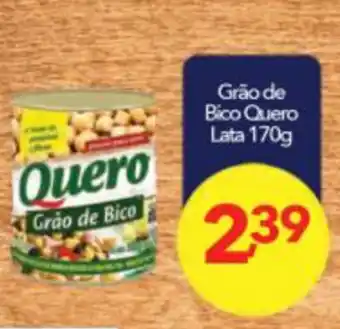 Lopes Supermercados Grao de Bico Quero Lata 170g oferta