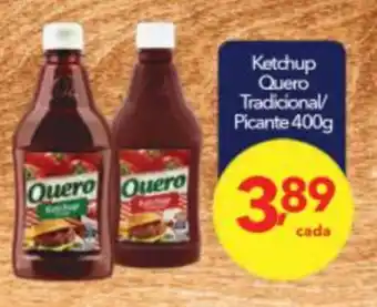 Lopes Supermercados Ketchup Quero Tradicional/ Picante 400g oferta