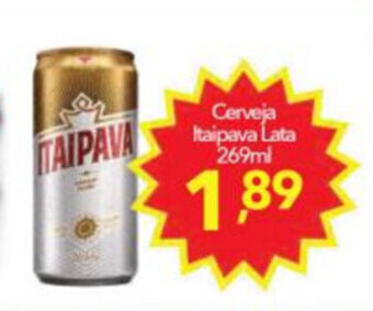 Lopes Supermercados Cerveja Itaipava lata 269ml oferta