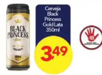 Lopes Supermercados Cerveja Black Princess Gold Lata 350ml oferta