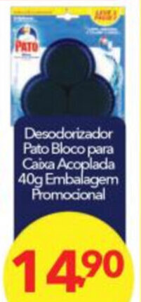 Desodorizador Pata Bloco para Caixa Acoolada 40g Embalagem Promocional