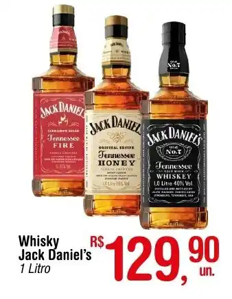 Fort Atacadista Whisky Jack Daniel's 1 Litro oferta