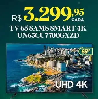TV 65 SAMS SMART 4K UN65CU7700GXZD