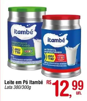 Fort Atacadista Leite em Pó Itambé Lata 380/300g oferta
