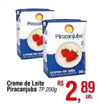 Fort Atacadista Creme de Leite Piracanjuba TP 200g oferta