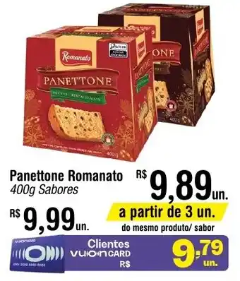 Fort Atacadista Panettone Romanato 400g Sabores oferta