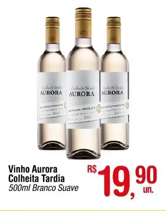 Fort Atacadista Vinho Aurora Colheita Tardia 500ml Branco Suave oferta
