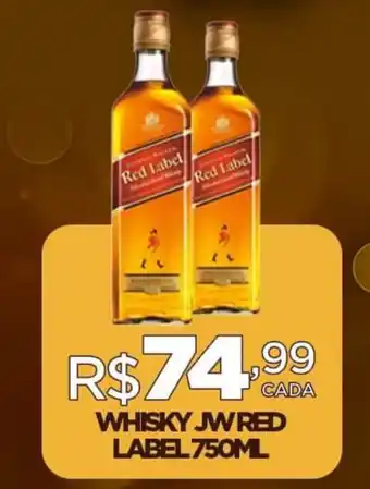 DB Supermercados WHISKY JWRED LABEL 750ML oferta