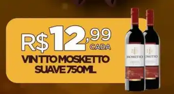 DB Supermercados VIN TTO MOSKETTO SUAVE 750ML oferta