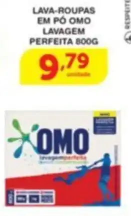Roldão LAVA-ROUPAS EM PÓ OMO LAVAGEM PERFEITA 800G oferta