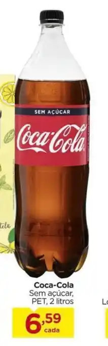 Carrefour Coca-Cola Sem açúcar, PET, 2 litros oferta