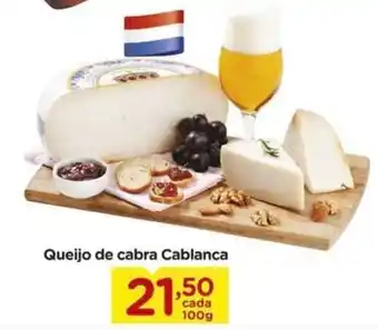 Carrefour Queijo de cabra Cablanca cada 100g oferta