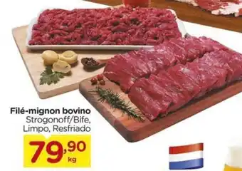 Filé-mignon bovino Strogonoff/Bife, Limpo, Resfriado