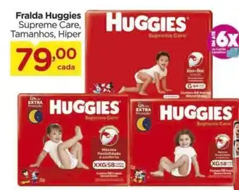 Carrefour Fralda Huggies Supreme Care, Tamanhos, Hiper oferta