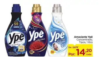 Carrefour Amaciante Ypê Concentrado, Tipos, 1 litro oferta