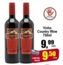 Higa's Supermercado Vinho Country Wine 750ml oferta