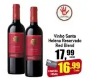 Higa's Supermercado Vinho Santa Helena Reservado Red Blend oferta