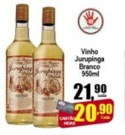 Higa's Supermercado Vinho Jurupinga Branco 950ml oferta